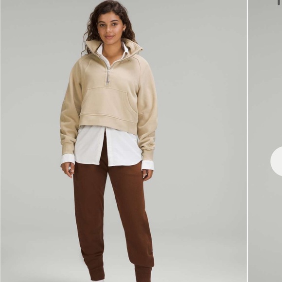 Lululemon Scuba Half Zip in Trench - Picture 2 of 6